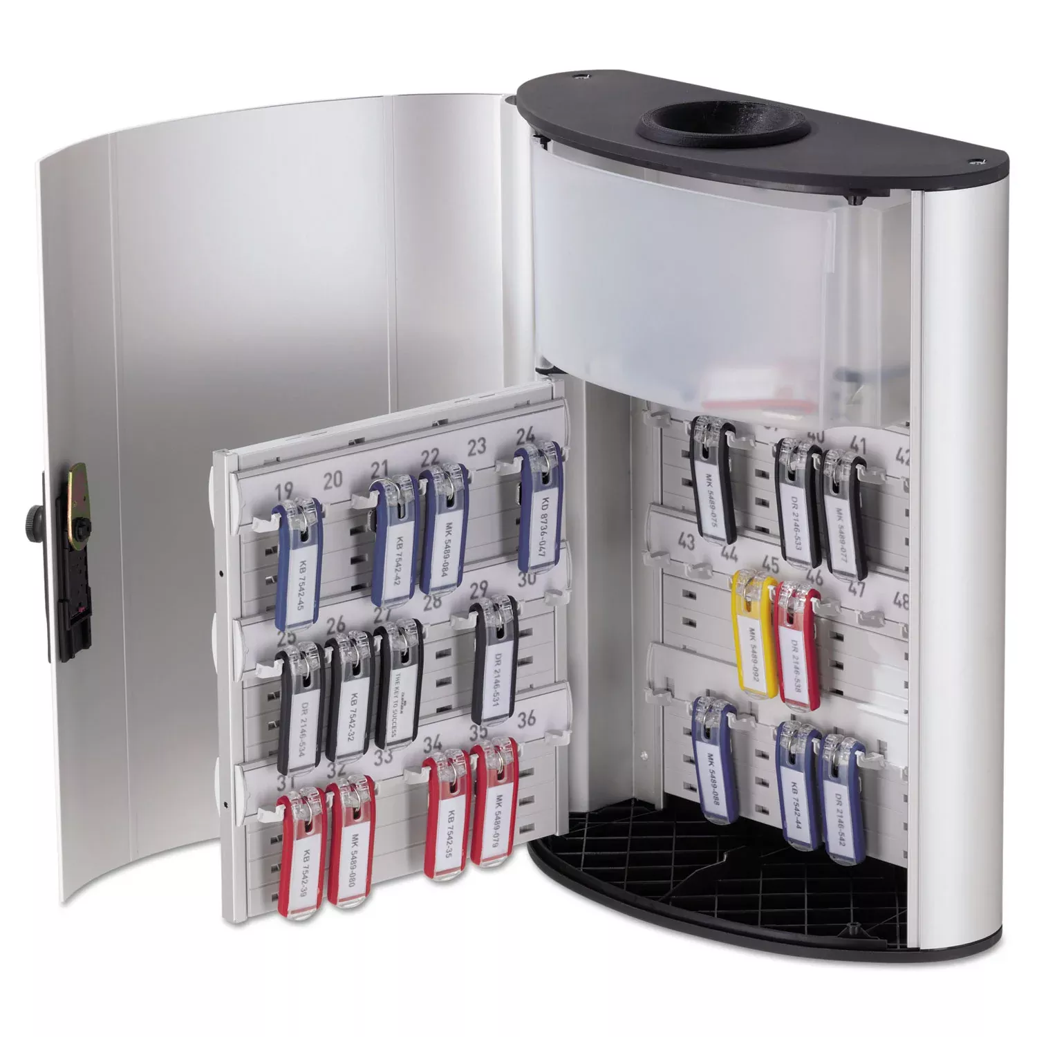 11.8" Width x 4.6" Depth x 15.5" Height - Lockable - Silver - Aluminum