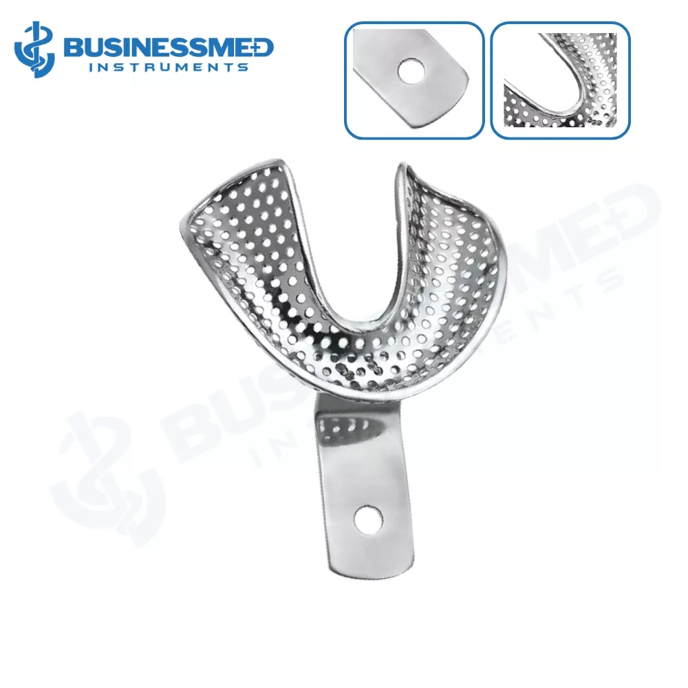 2 Large Impression Tray – Full Denture, Lower, Perforated