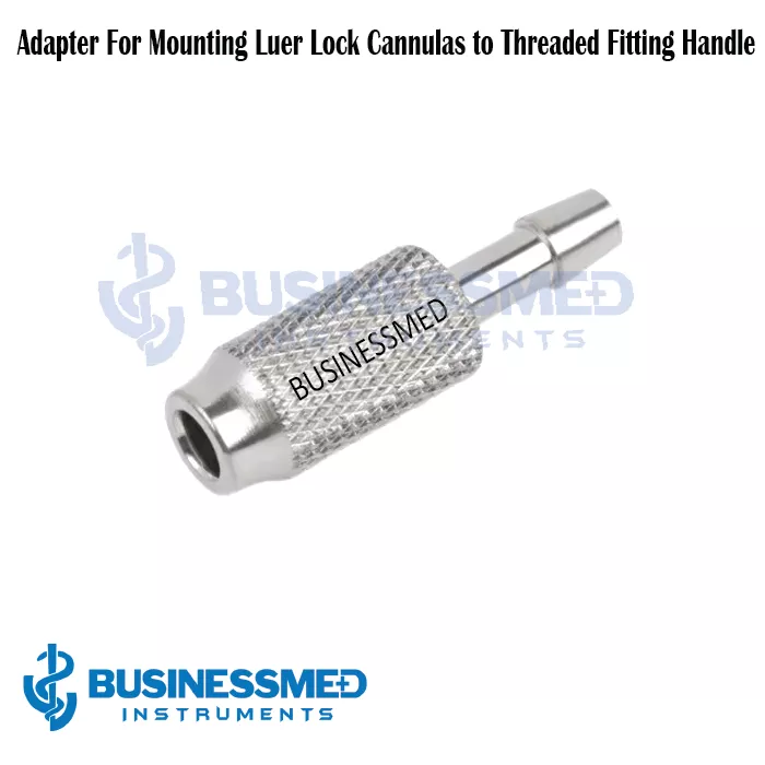 Adapter For Luer Lock Cannulas to Threaded Fitting Handle