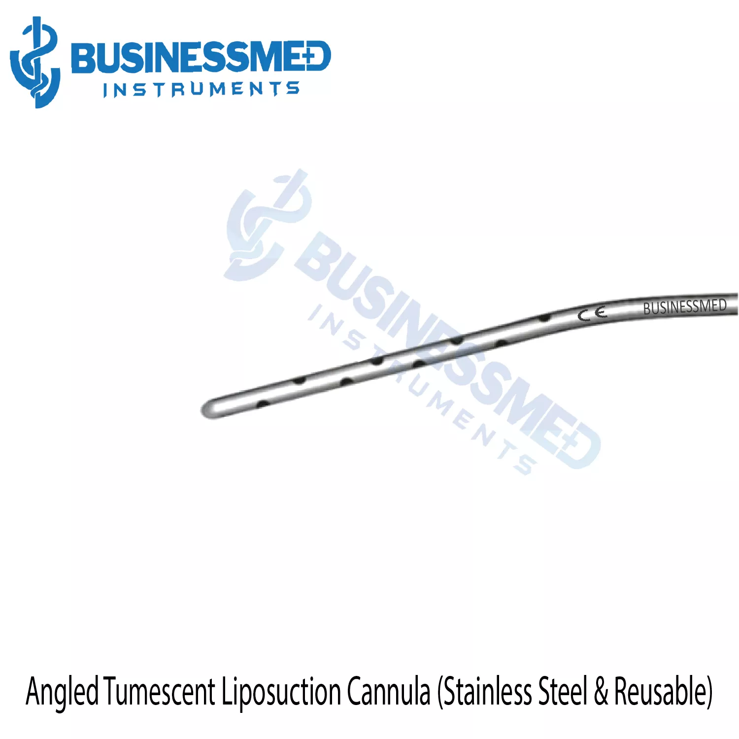 Angled Tumescent Liposuction Cannula (Stainless Steel)