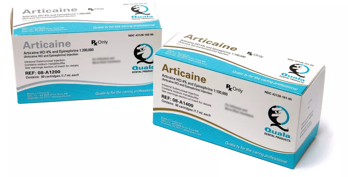 Articaine HCL 4% + EPI Injection