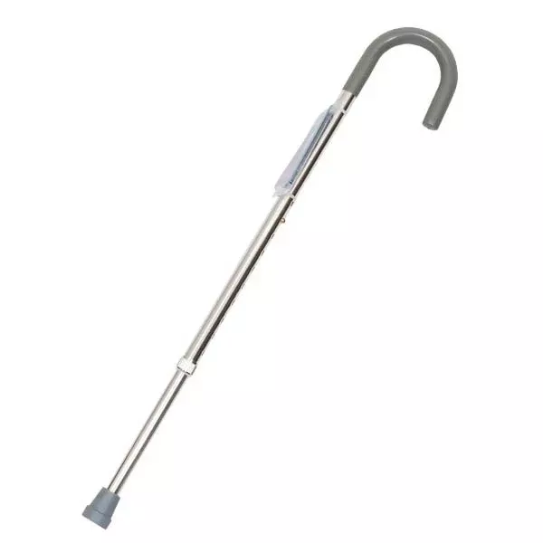 Aspen Aluminum Adjustable Offset Cane, Lightweight Walking Cane for Balance and Stability, Adult