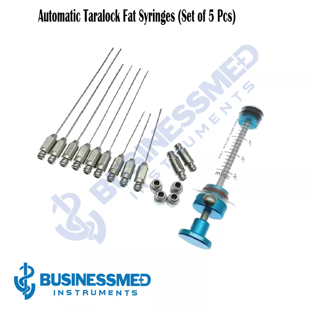 Automatic Taralock Fat Harvesting Syringes (Set of 5 Pcs)