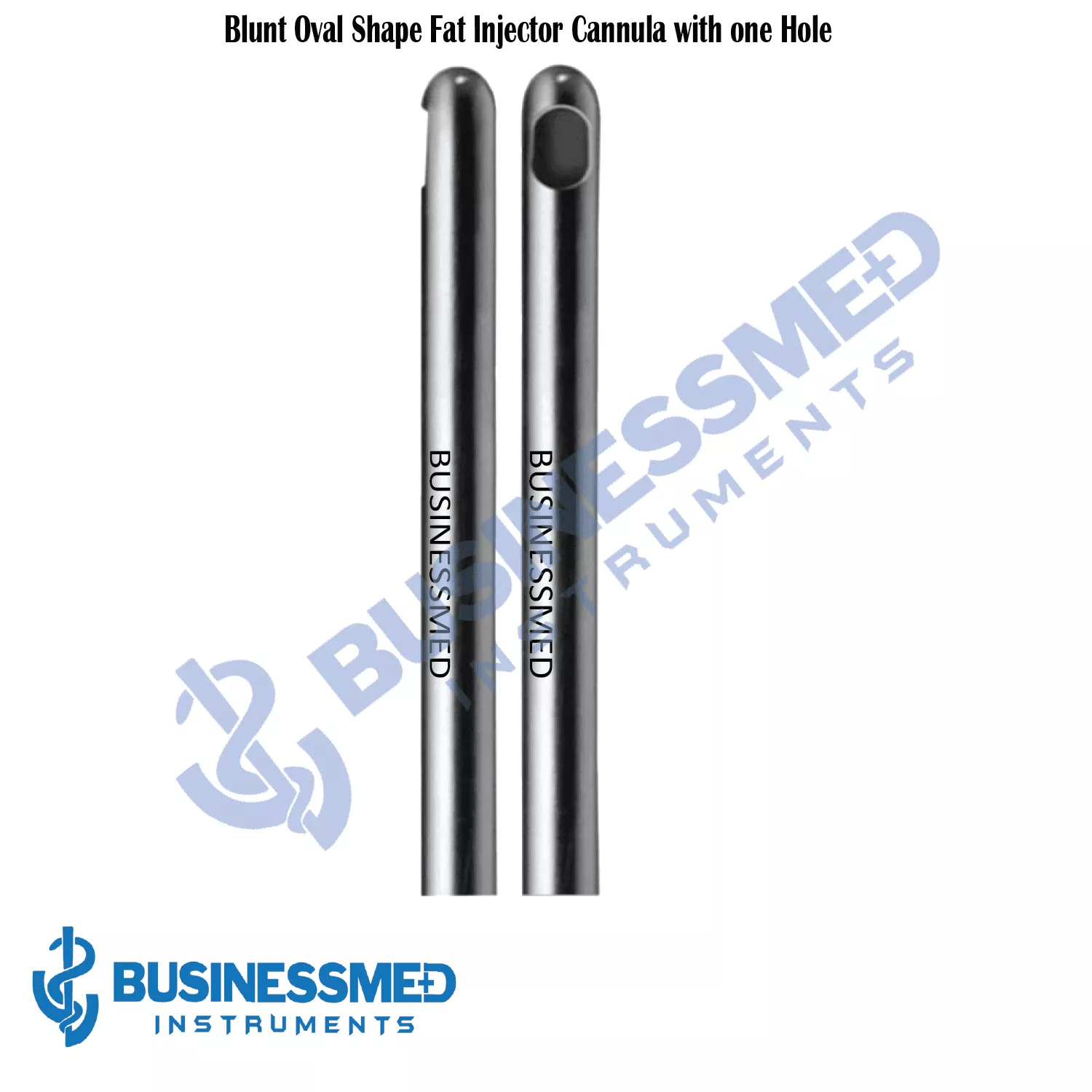Blunt Oval Shape Fat Injector Cannula with One Hole