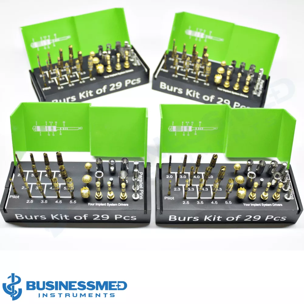 Bone Condensing Burs Kit of 29 Pcs – 4 Kits