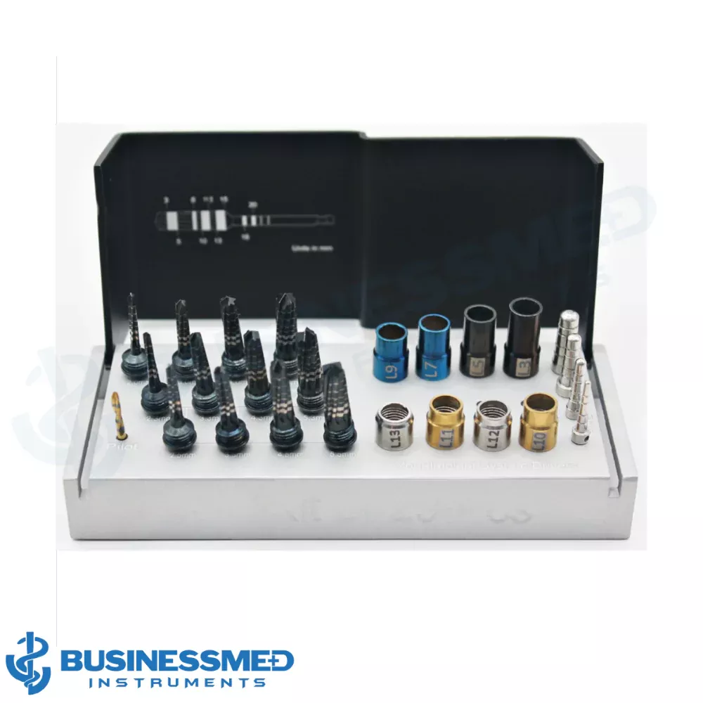 Burs Drivers with Stoppers Drills Kit – Bone Condensing