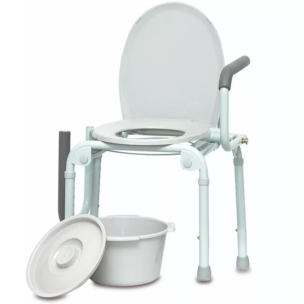 Compass Health ProBasics Steel Drop-Arm Commode