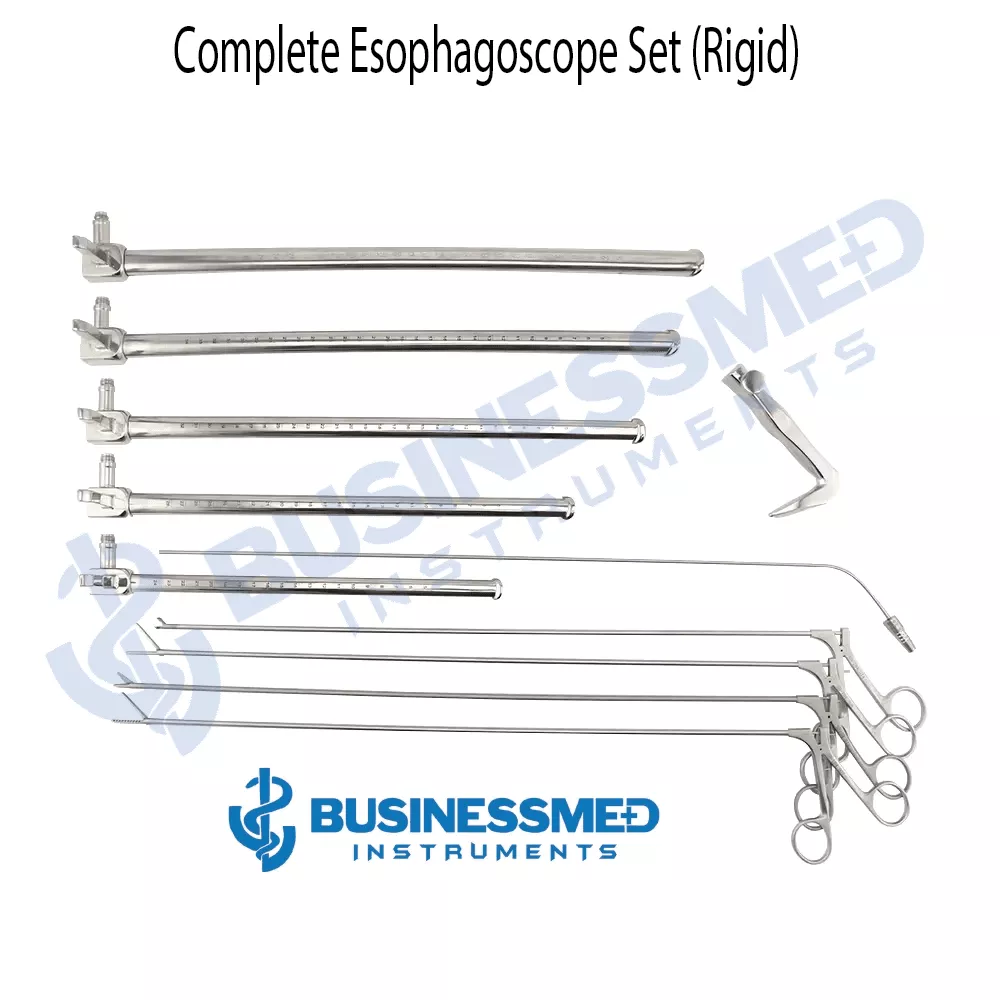 Complete Esophagoscope Set (Rigid)