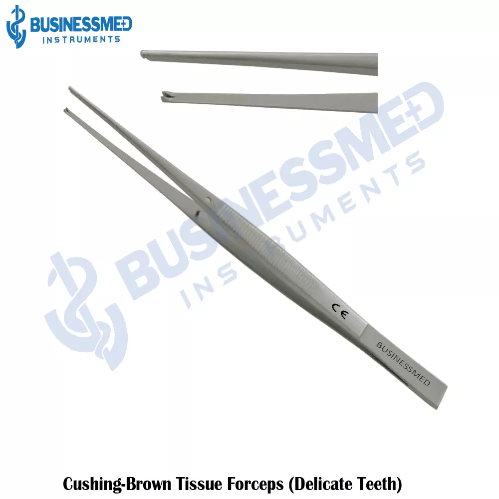 Cushing Brown Tissue Forceps (Delicate Teeth)