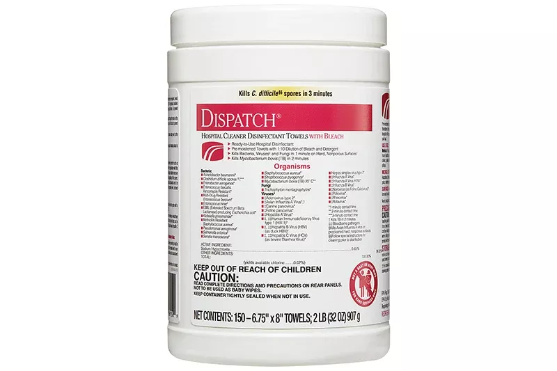 DispatchHospital Cleaner Disinfectant With Bleach 3-minute kill time