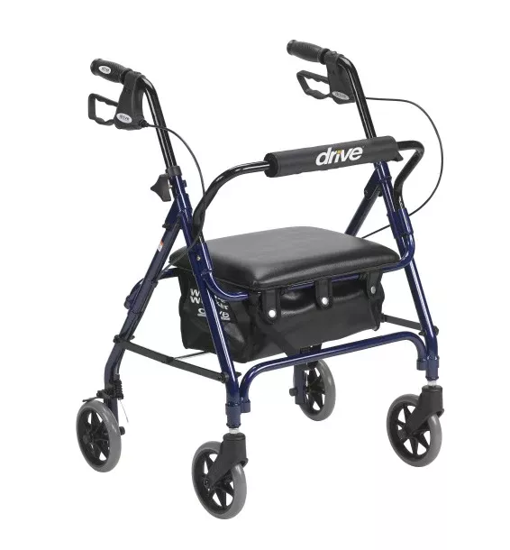 DRIVE AluminumRollator, 6" Casters