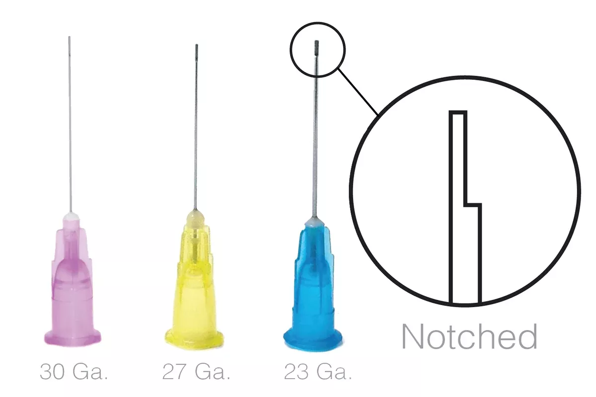 Endo Irrigation Needle Tips Notched