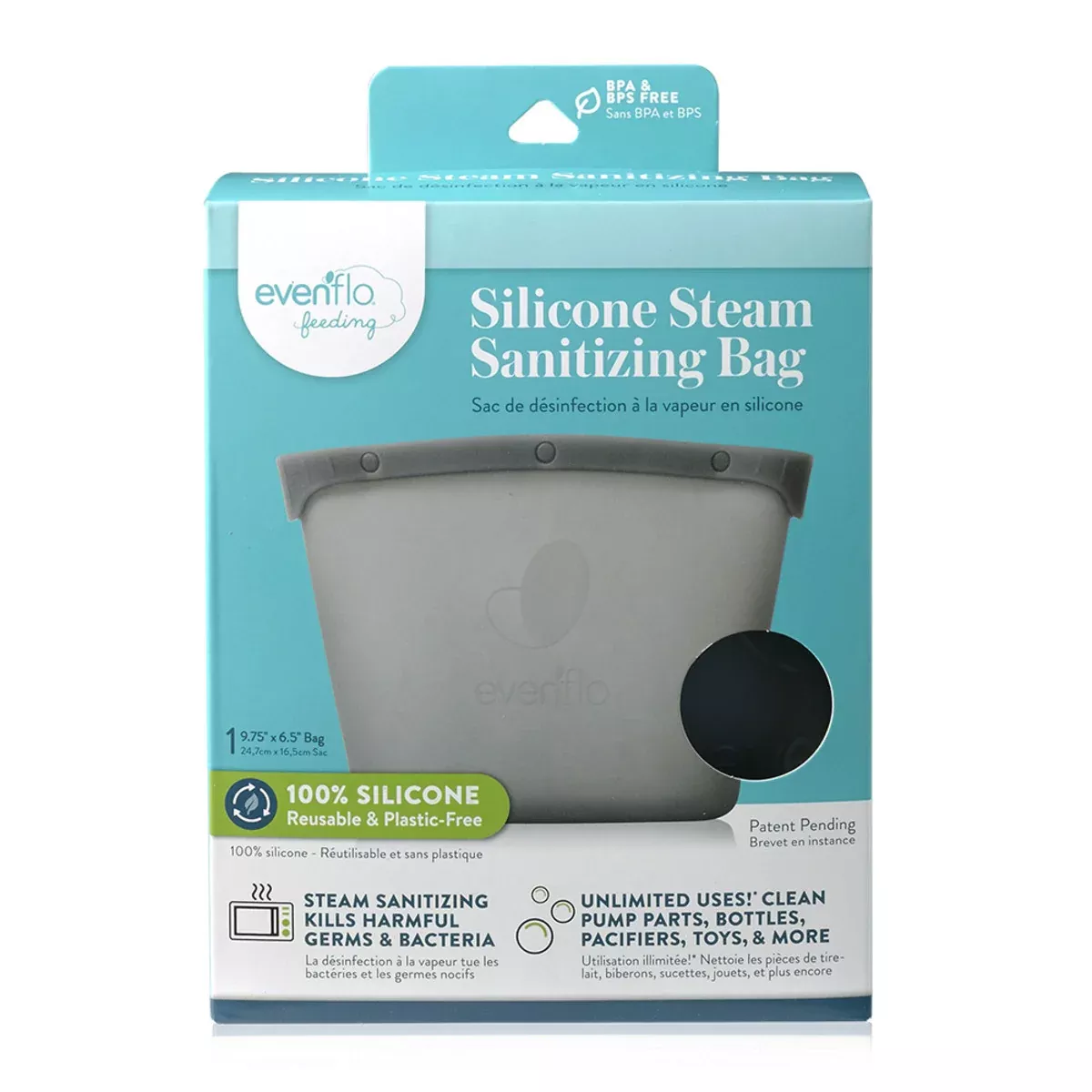 EVENFLO SILICONE STEAM SANITIZING BAG 1/PACK