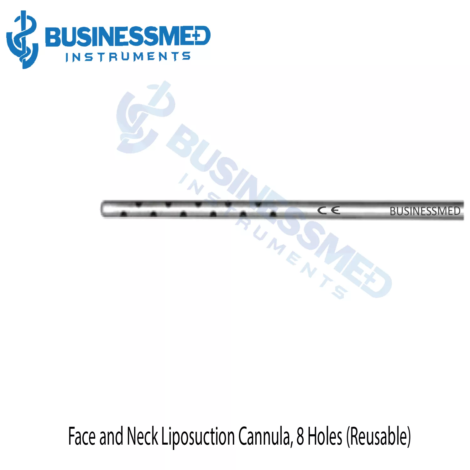 Face and Neck Liposuction Cannula, 8 Holes (Reusable)