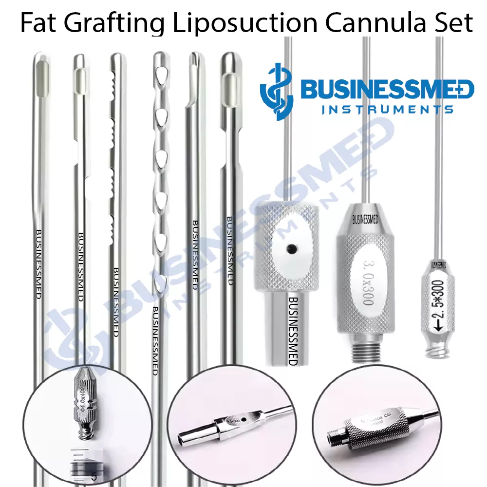 Fat Grafting Liposuction Cannula Set (Harvesting kit)