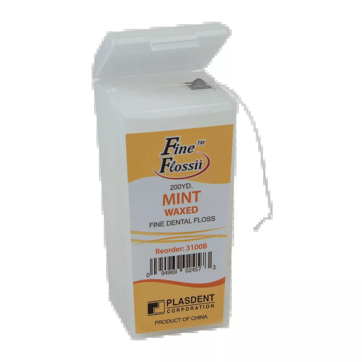 Fine Waxed Dental Floss With Dispenser (Mint)