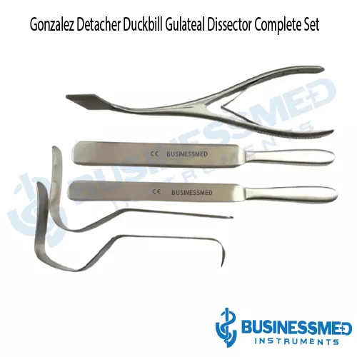 Gonzalez Detacher Duckbill Gulateal Dissector Complete Set