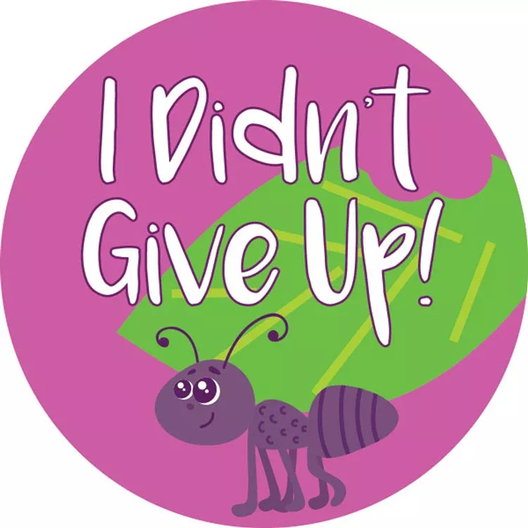 I Didn't Give Up! Stickers (120-ct)