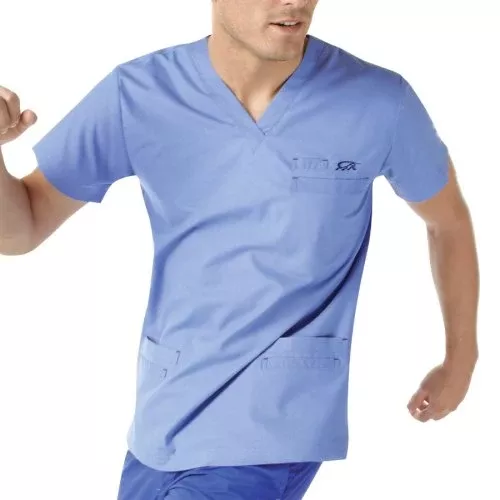 IguanaMed Men's Icon Solid Scrub Top