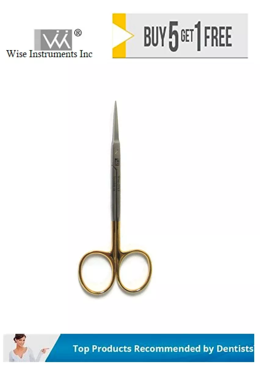 Iris Scissors Straight, X Fine, 11.5cm Tungsten Carbide