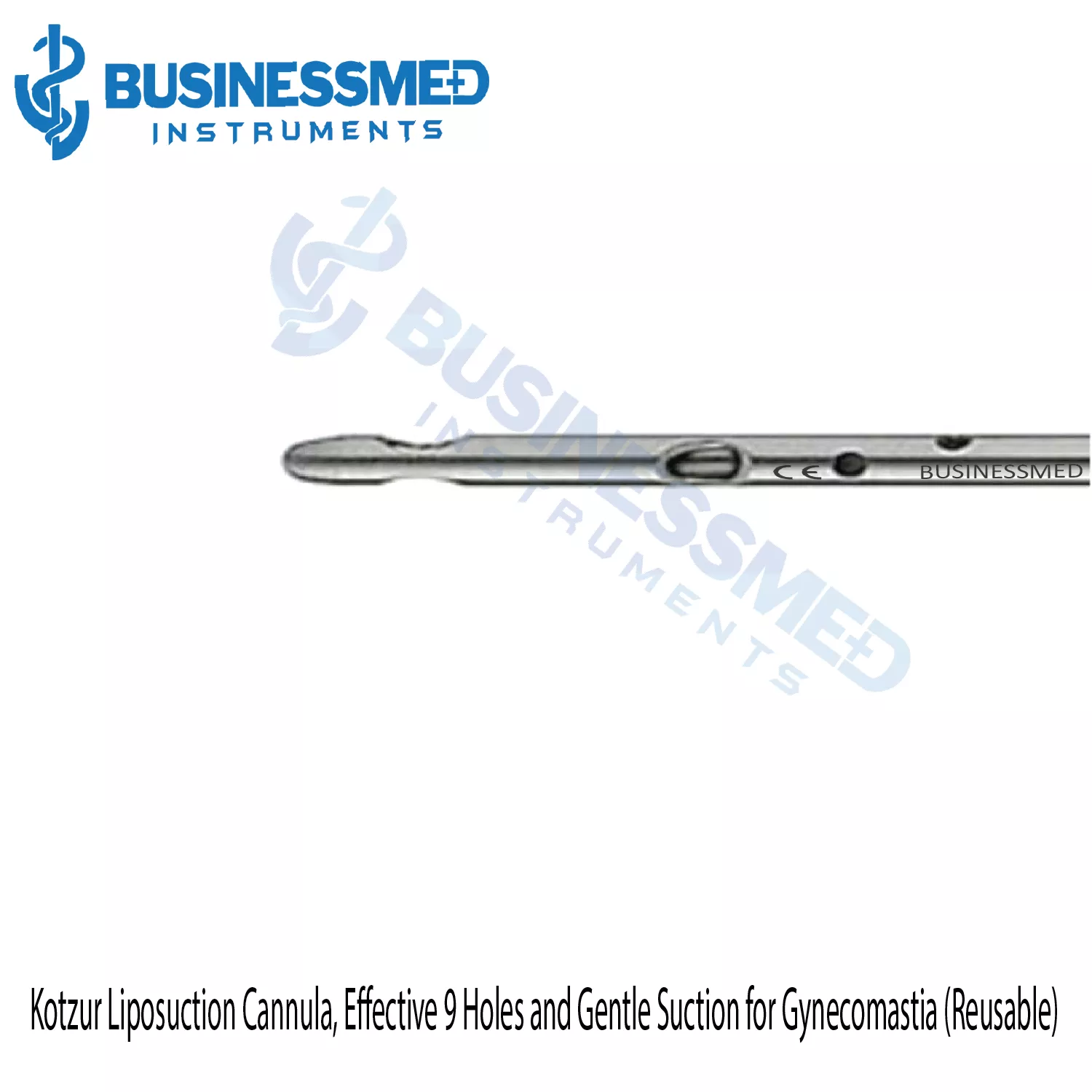 Kotzur Liposuction Cannula, 9 Holes (Reusable)