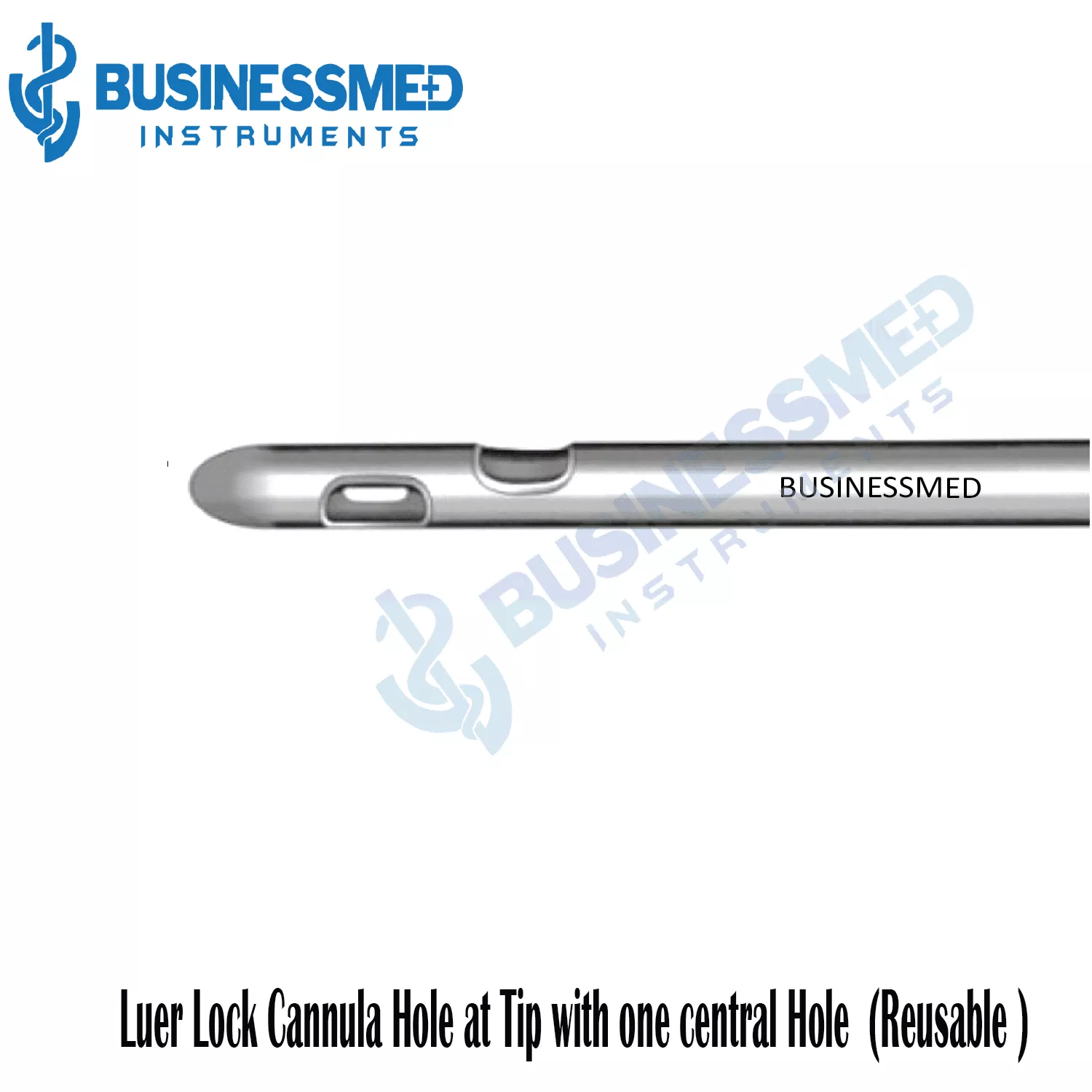 Luer Lock Cannula Tip Hole with one central Hole (Reusable)