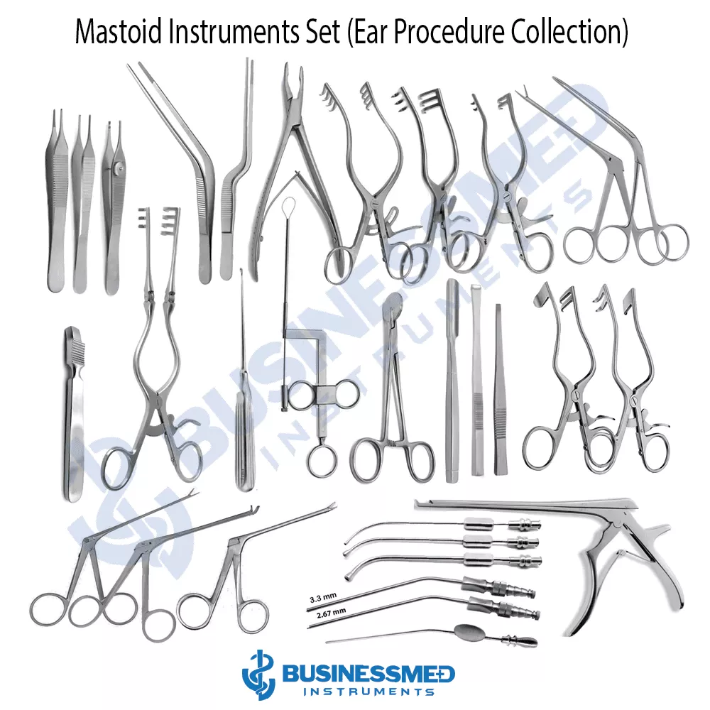 Mastoid Instruments Set (Ear Procedure Collection)