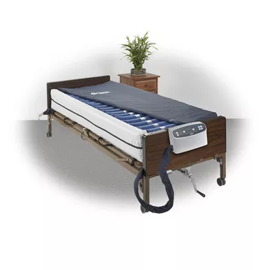 Med Aire Plus Defined Perimeter Low Air Loss Mattress Replacement System with Low Pressure Alarm 8"