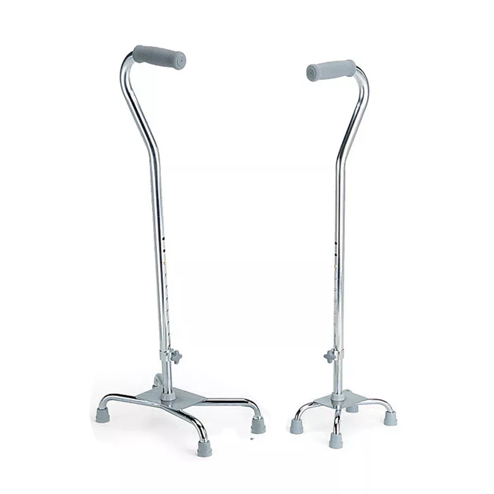 Medline Industries Chrome Quad Cane