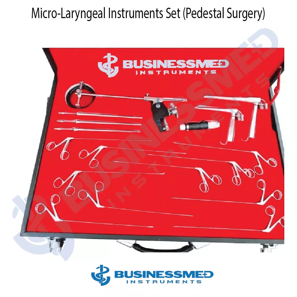 Micro-Laryngeal Instruments Set (Pedestal Surgery)
