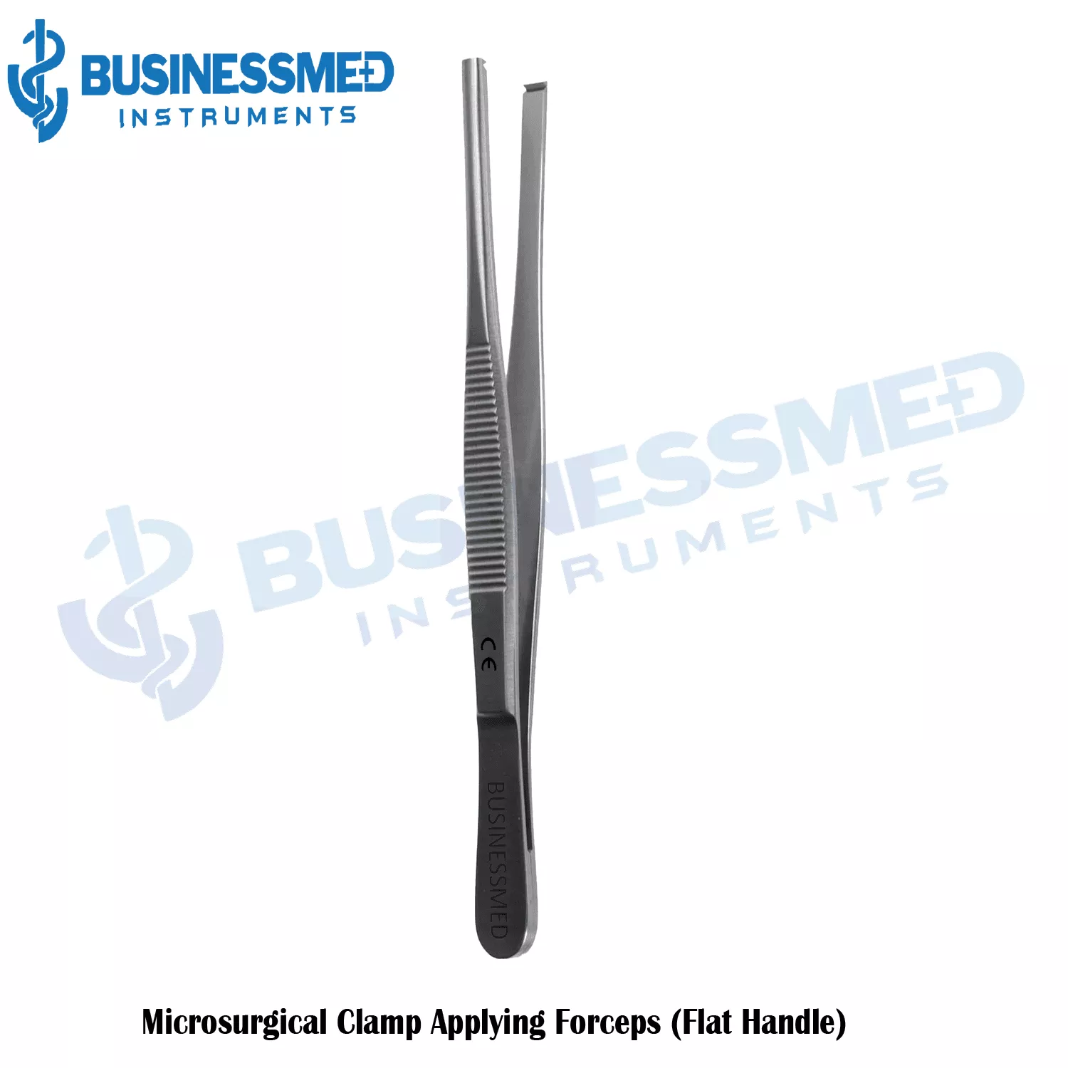 Microsurgical Clamp Applying Forceps (Flat Handle)