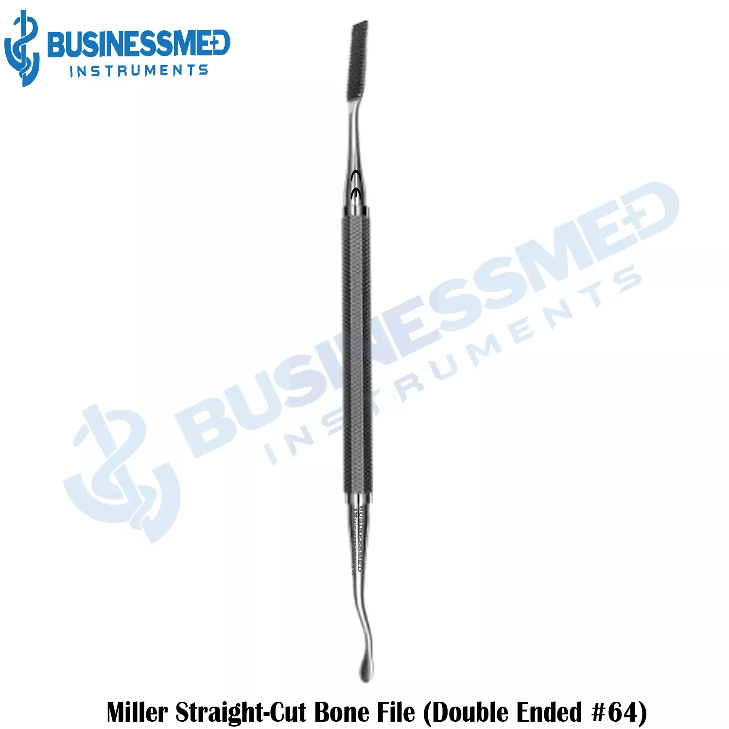 Miller Bone File (Straight Cut, Double Ended #64)