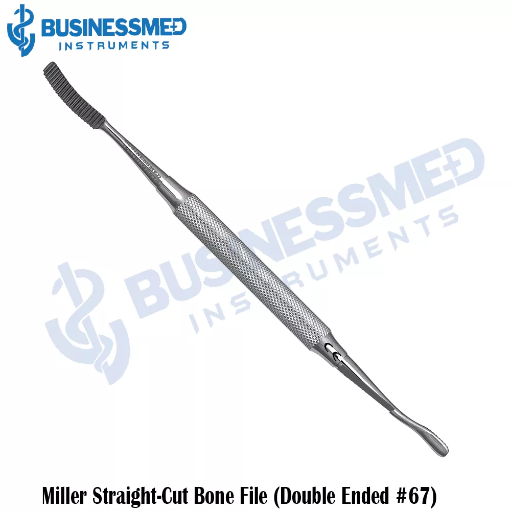 Miller Bone File (Straight Cut, Double Ended #67)