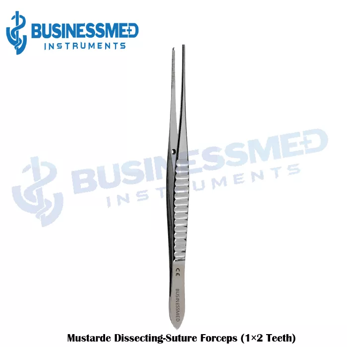 Mustarde Dissecting Suture Forceps (1×2 Teeth)