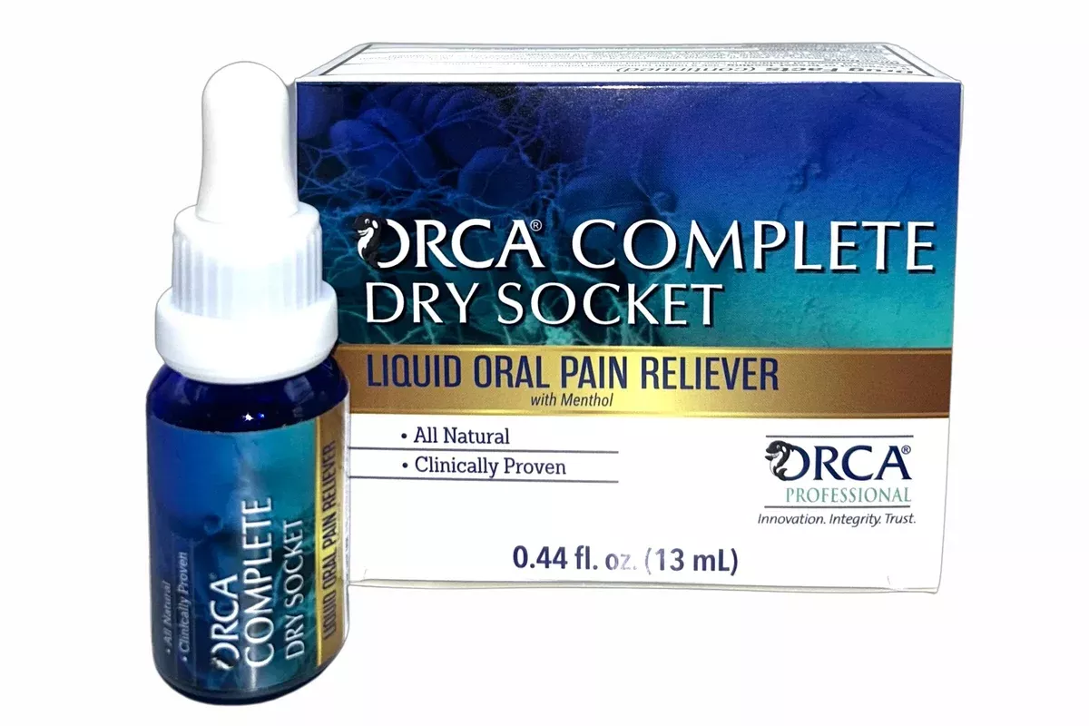 ORCA Complete Dry Socket Solution & Foam Sponges