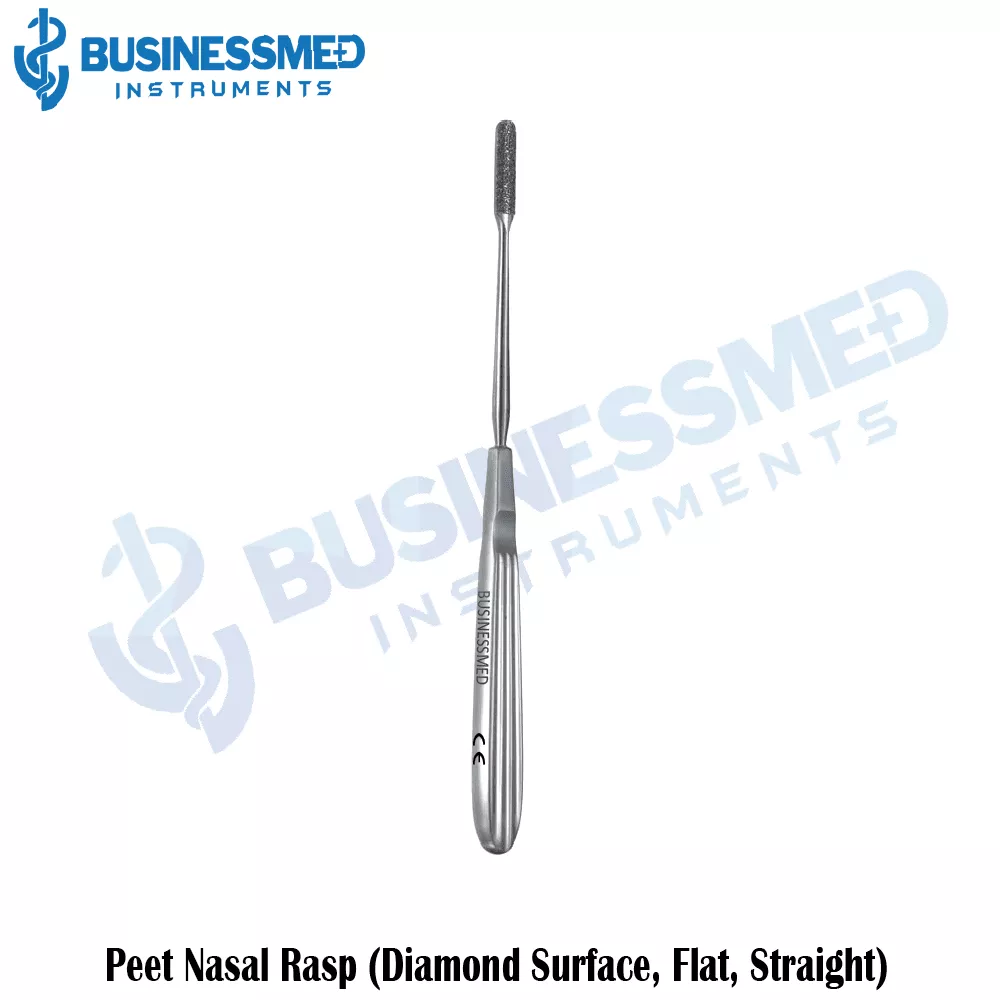 Peet Flat Nasal Rasp (Diamond Surface, Straight)