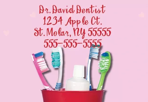 Personalized Lip Balm - Toothbrushes