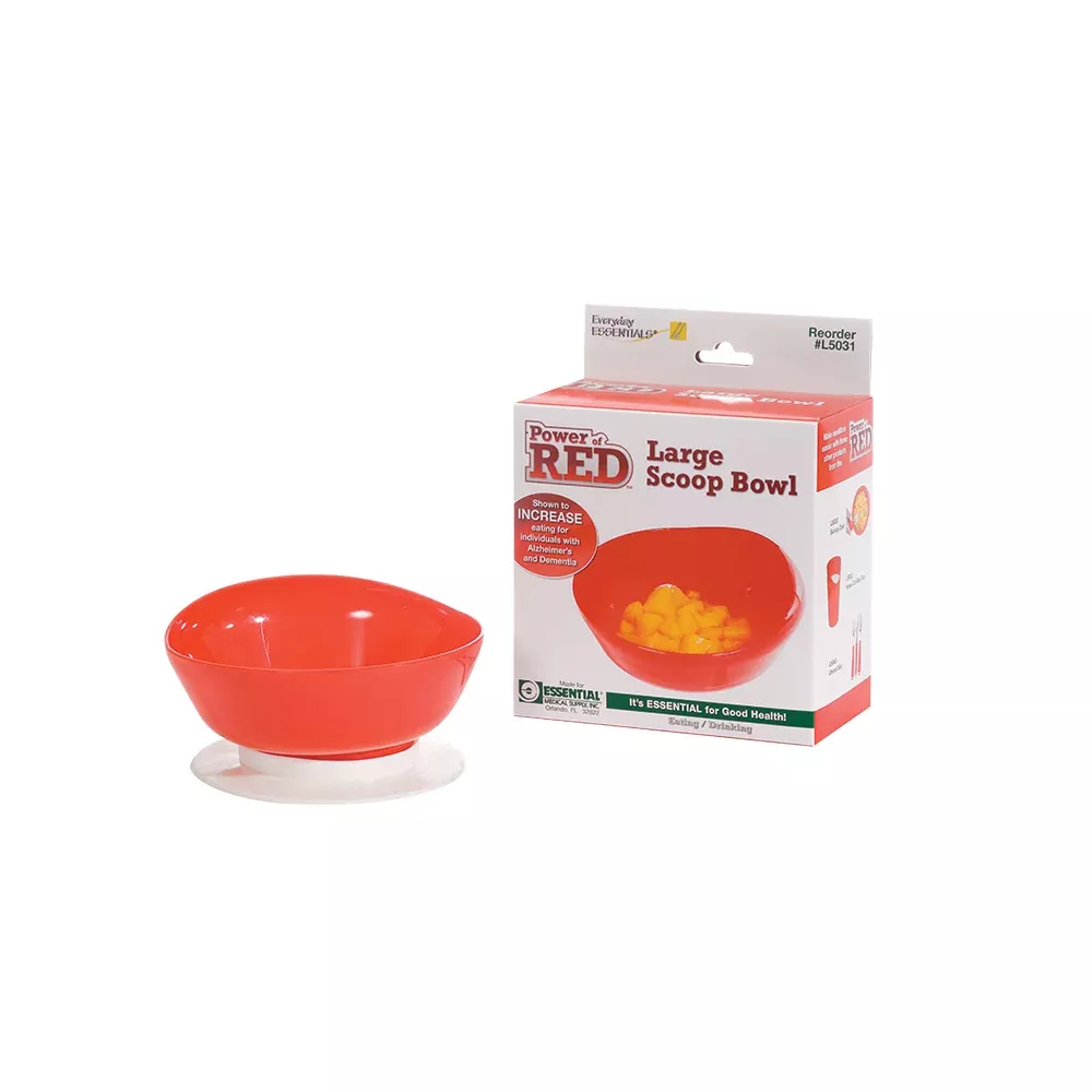 Power Of Red Large Scoop Bowl