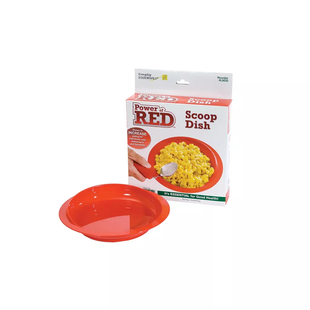 Power of Red Scoop Dishes
