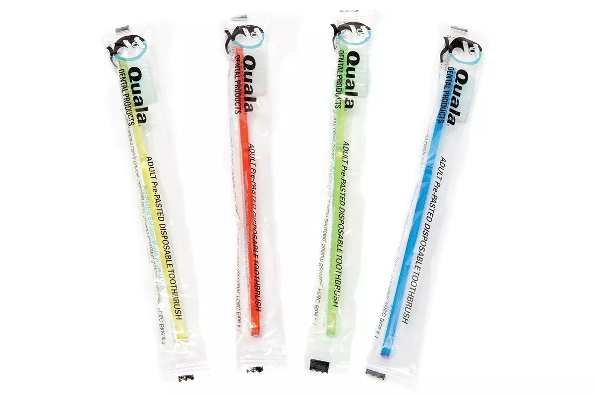 Pre-Pasted Disposable Adult Toothbrush