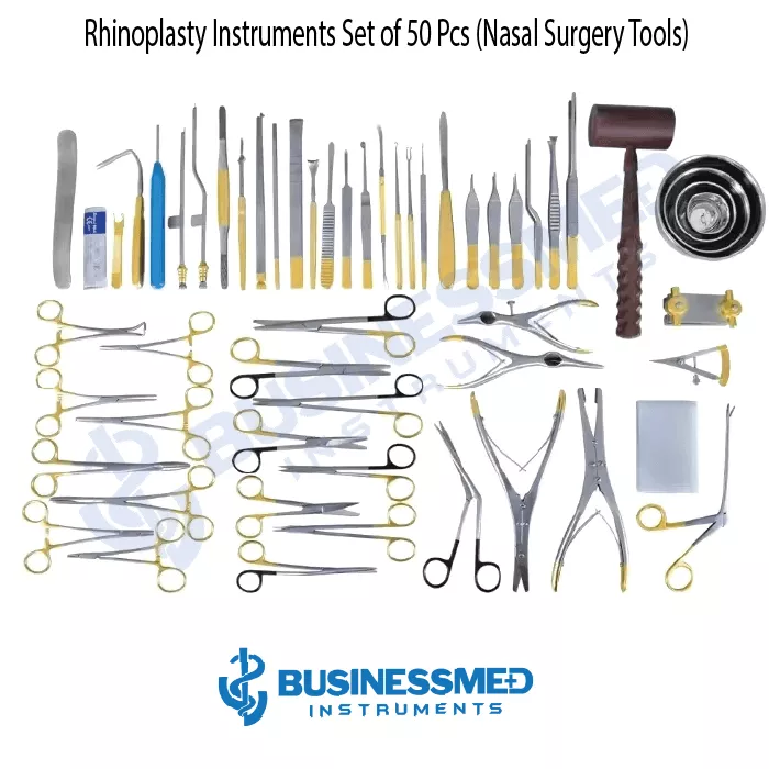 Rhinoplasty Instruments Set of 50 Pcs (Nasal Surgery Tools)