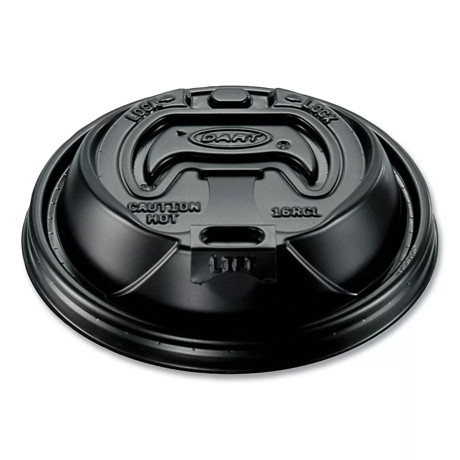 Round - Plastic - Black - 100/Bag - 1000 / Carton
