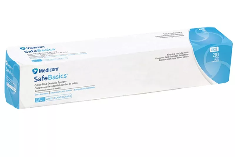 SafeBasics Cotton Filled Exodentia Sponges