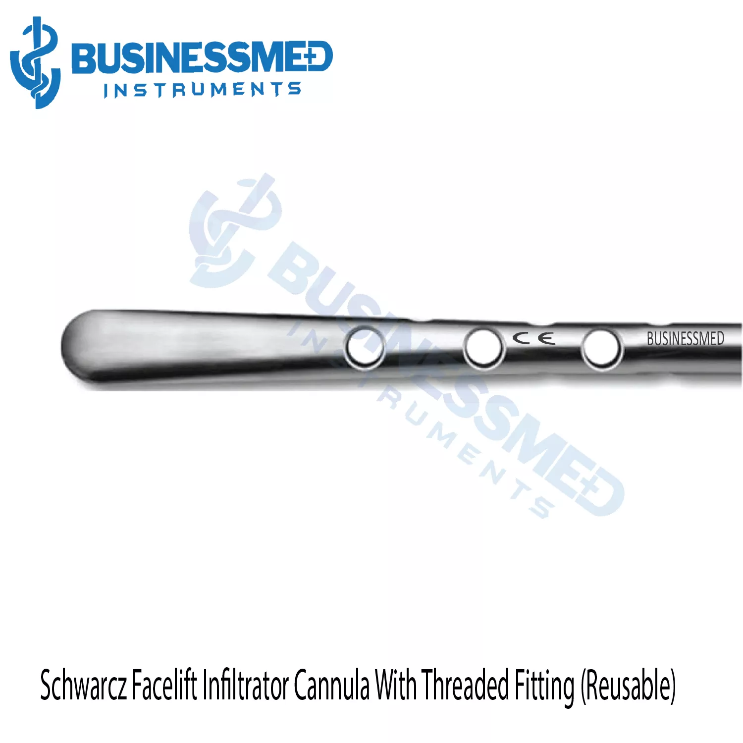Schwarcz Facelift Infiltrator Cannula With Threaded Fitting