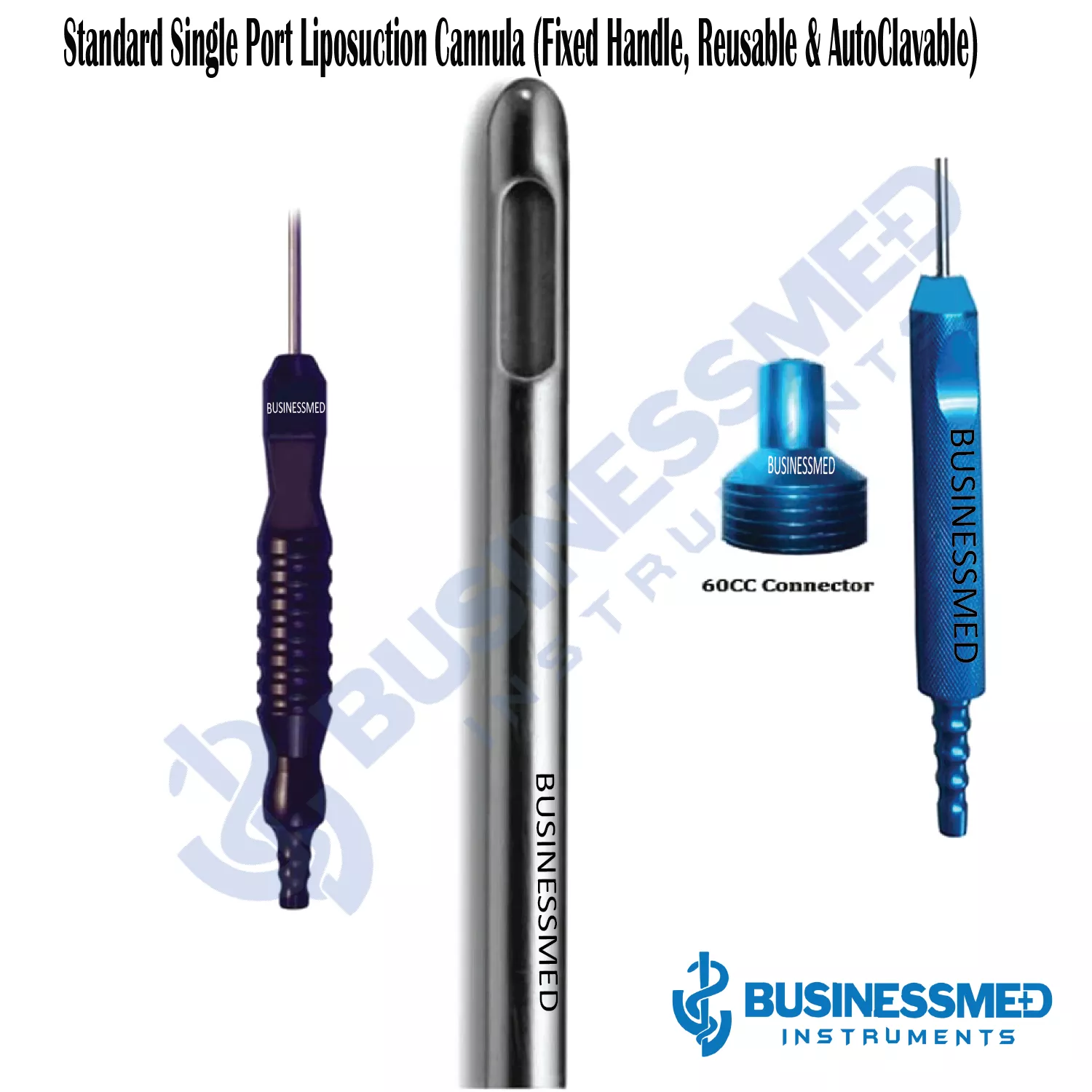 Standard Single Port Liposuction Cannula with Handle