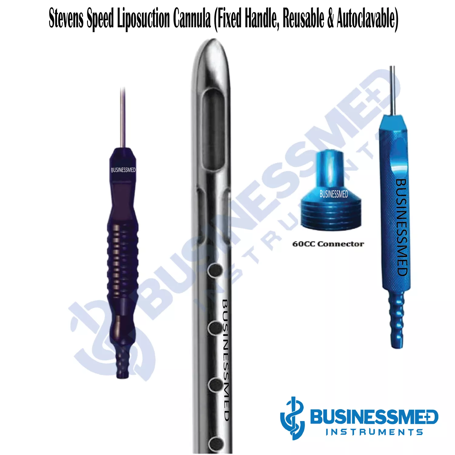 Stevens Speed Liposuction Cannula with Fixed Handle