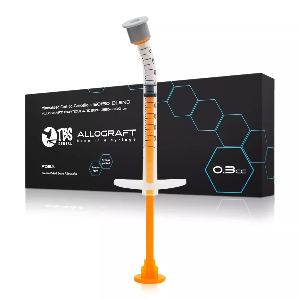 TBS Allograft Bone in a Syringe – 0.3cc