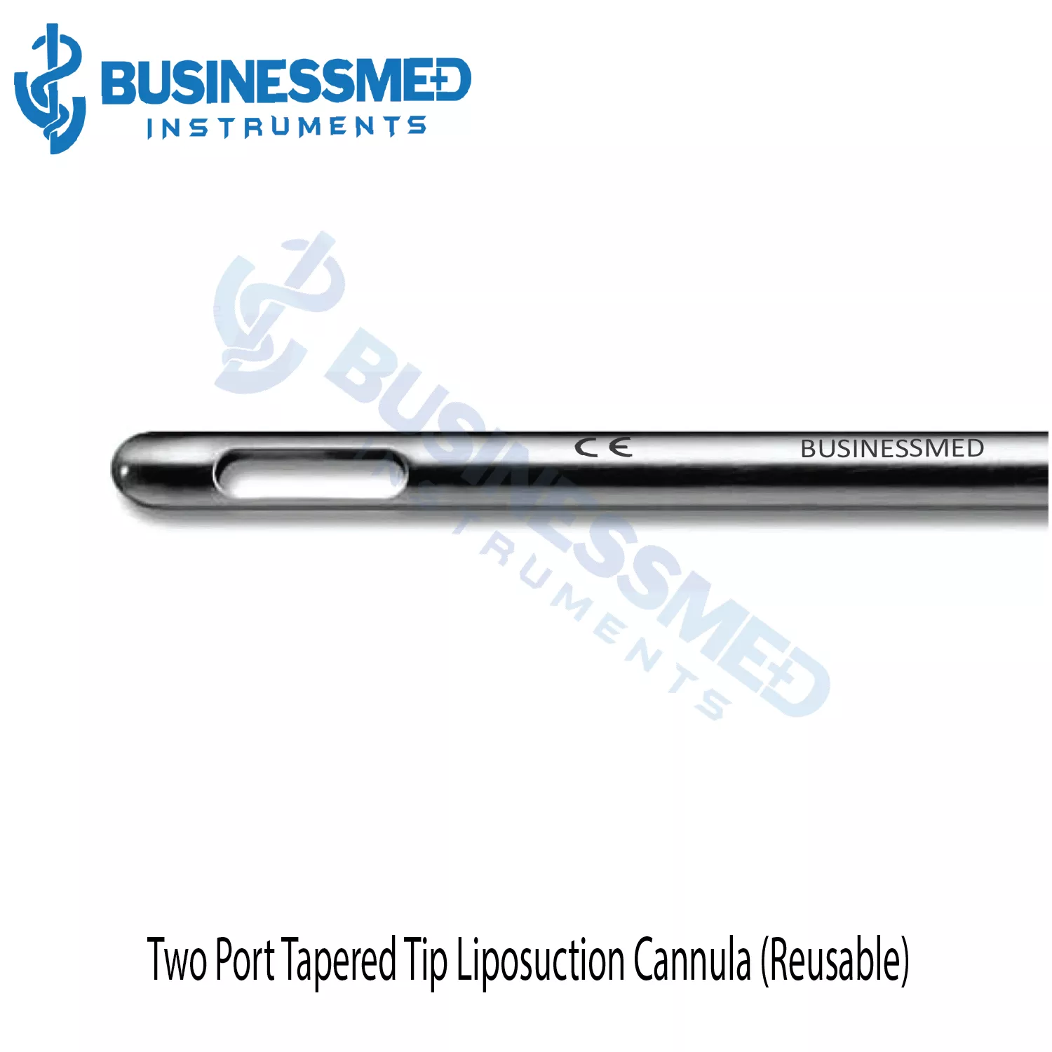 Two-Port Tapered Tip Liposuction Cannula (Reusable)