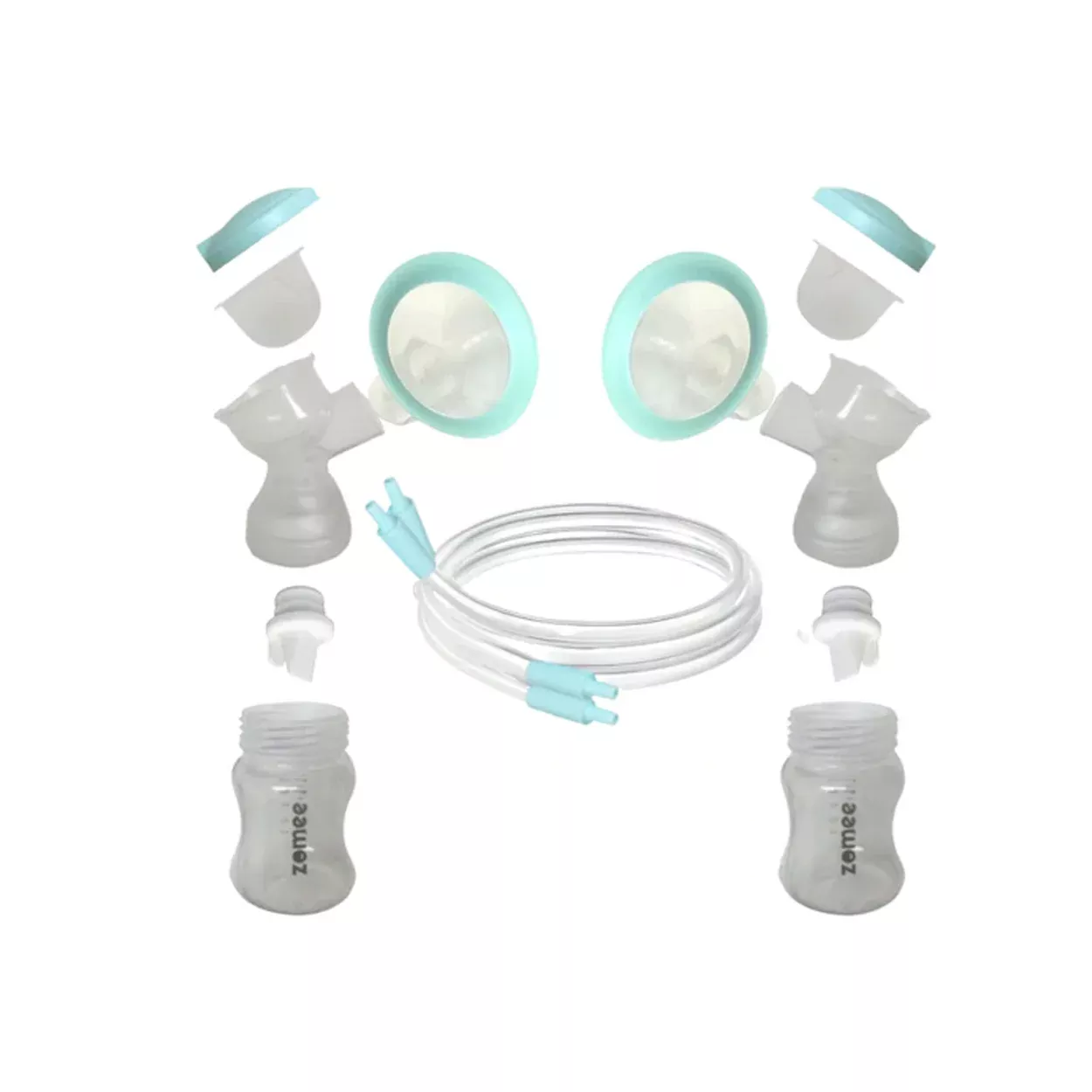 Zomee Z2 Breast Shield Kit Replacement Set (Double Pumping Set)